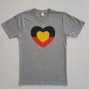 Adult Aboriginal Love Heart tshirt