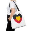 Aboriginal Love Heart tote bag. Designed by Mark Yettica-Paulson for Super Native Unlimited.